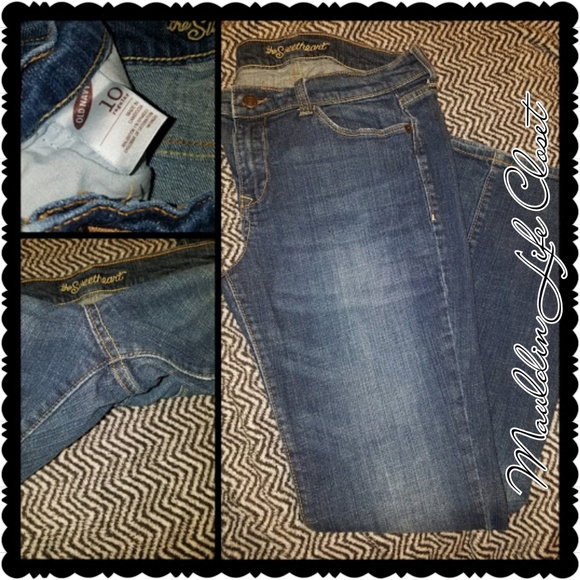 ❌SOLD❌⬇️Old Navy Sweetheart Jeans sz 10 - Picture 2 of 6